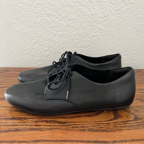 Fitflop Black Lace Tie Up Adeola Derby Oxfords Size 10 - Picture 2 of 9